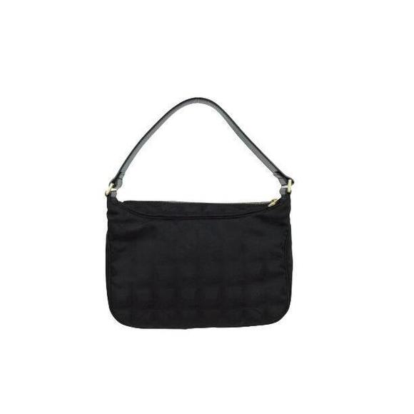 CHANEL Line Shoulder Bag One Semi Nylon Black - Picture 1 of 6